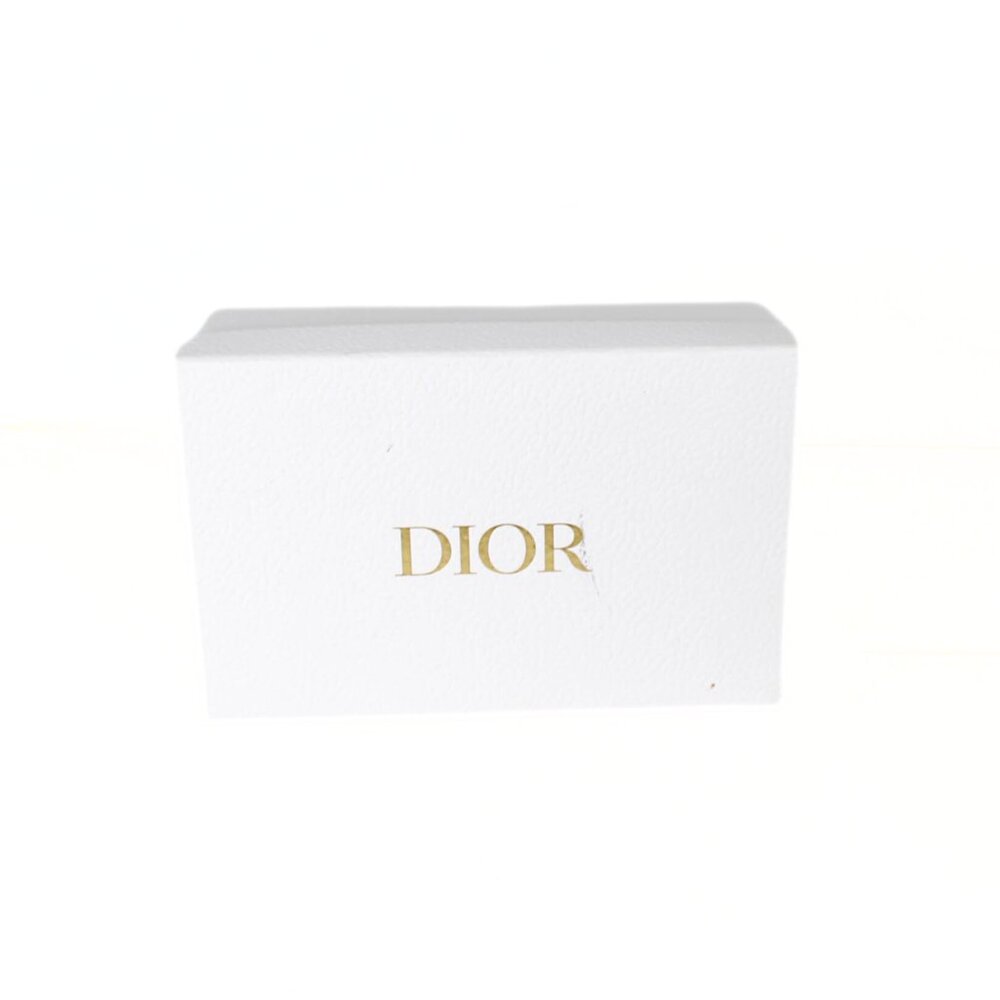 Dior White Gift Box with Metallic Gold Logo Empty